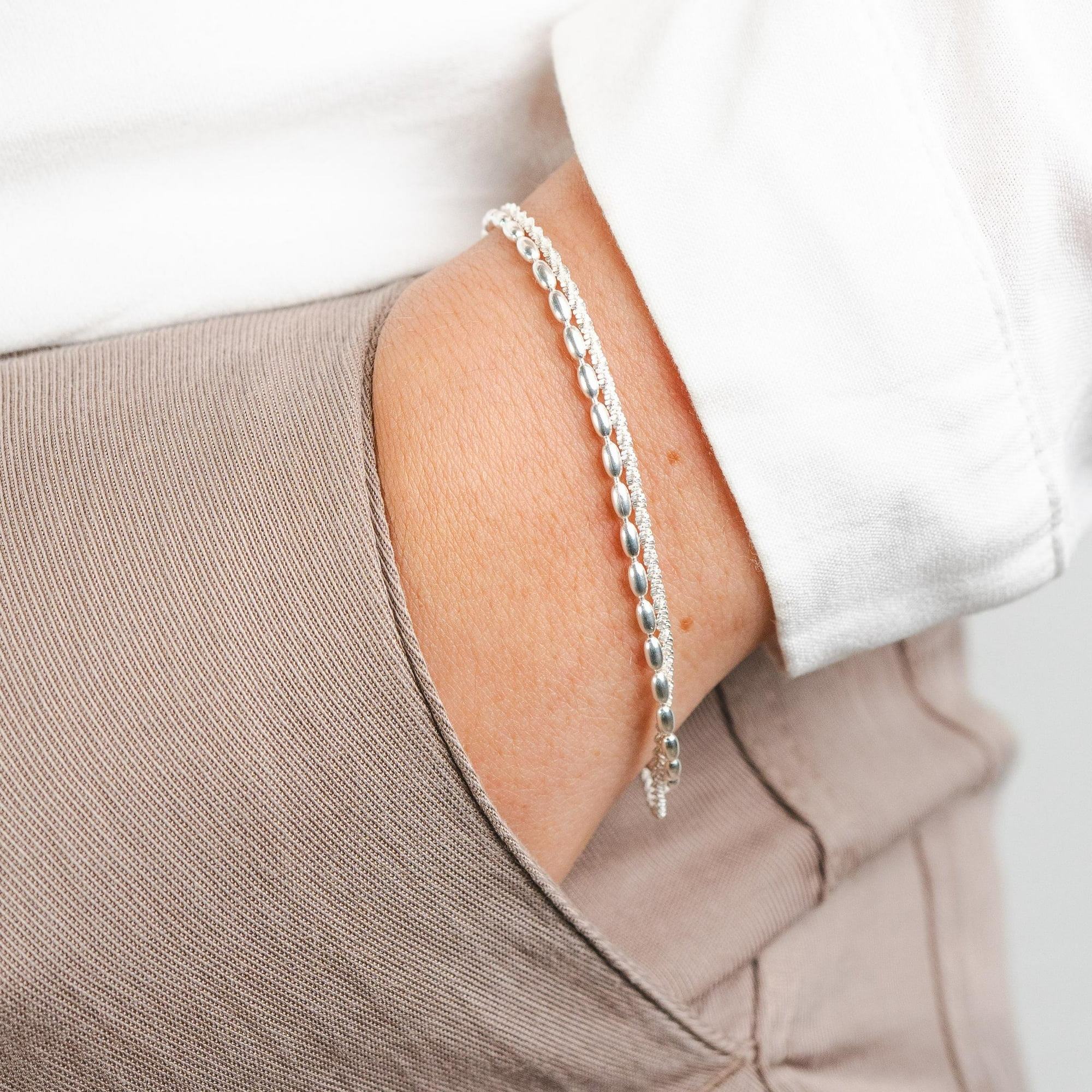 Silene - Pulsera Doble Mostacillas