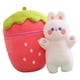 thumbnail image 3 of Linda Muñeca De Peluche De Fresa, Almohada De Felpa De Fresa Para Niños Del Día De San Valentín, 3 of 3