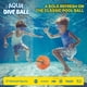 thumbnail image 2 of Pelota de billar Aqua Dive Basketball, 23 cm, juguete submarino para niños, sandía, 2 of 6