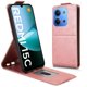 thumbnail image 4 of Funda tipo folio para Xiaomi Redmi 15C 4G 171mm con soporte magnético y protección para la cámara Oro rosa, 4 of 6