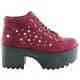 thumbnail image 2 of Botin Estrella Alto Rojo Danicolle, 2 of 5