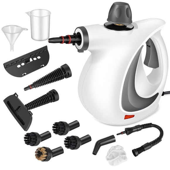 Limpiador a vapor presurizado portátil CURMEDI con 12 accesorios