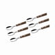 thumbnail image 1 of Set Cucharas De Acero Inoxidable 6 Unidades - Madera Cuchsra Café, 1 of 1