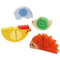 Seigard - Juego Animales Sensoriales Con Velcro