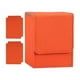 thumbnail image 1 of Caja Para Baraja De Cartas Coleccionables, Protector Resistente Para Tarjetas De Juego Con 2 Divisores, Color Naranja, 1 of 5