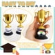 thumbnail image 4 of Paquete de 24 trofeos Jizvxe de 10 cm, premios de plástico dorado, 4 of 7
