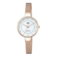 Reloj Análogo Dorado Q&Q Qa17J011Y