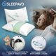 thumbnail image 5 of Almohada Sleepavo Queen Pack de 4, espuma viscoelástica refrigerante 28 × 17 × 20 cm, 5 of 7