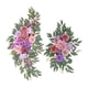 thumbnail image 1 of 2x Flores Artificiales De Arco De Boda Swag Para Ventana De Fiesta Silla De Boda Rosa, 1 of 3