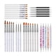 thumbnail image 2 of 33 Piezas Nail Art Brushes Nail Art Design Pen Para Gel Polaco Manicure Salon White, 2 of 5