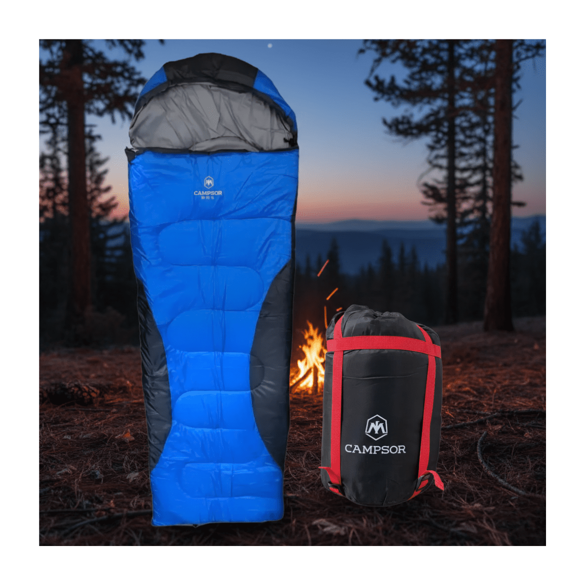 Genérico - Saco De Dormir Extremo -10° + 10° Camping Trekking