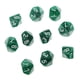 thumbnail image 1 of 10pcs Dados De Diez Caras D10 Jugando D&D RPG Juegos De Fiesta Dados Verde, 1 of 3