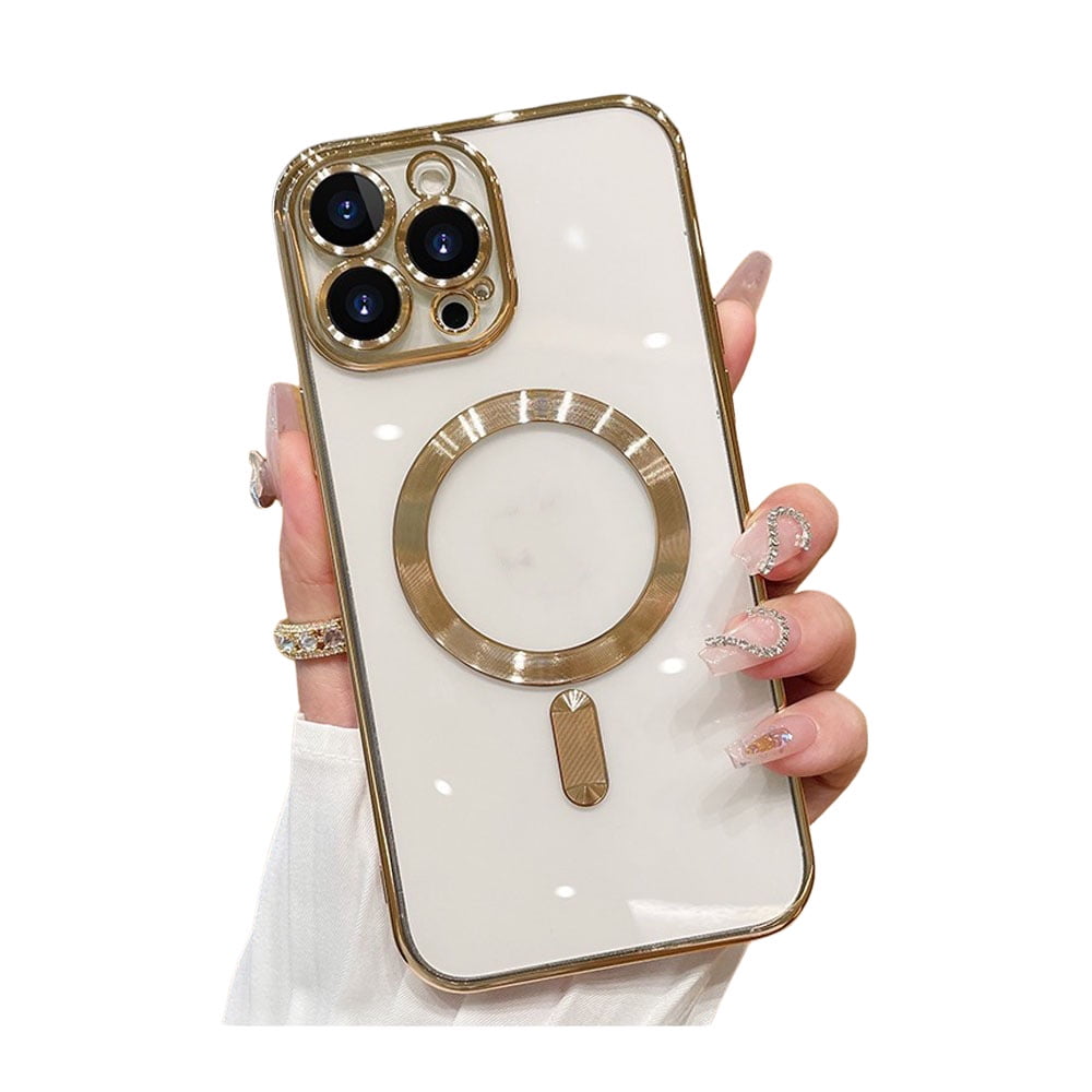 Vanan - Carcasa Magnetica Para Iphone 13 Dorado