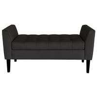 Genérico - Banqueta Baúl Patagonia Color Negro