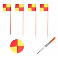 Linea Sport - Pack X4 Banderines Corner Pole Con Estacas 1.50Mtrs