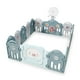 thumbnail image 1 of Corral para bebe Celeste modelo 14+2 paneles, 1 of 4