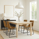 thumbnail image 3 of Pack de 4 Sillas Burgos de Comedor de Cuero Sintético y Metal, 3 of 7