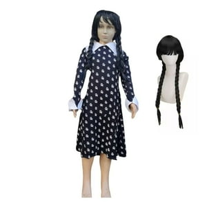 Tododisfraceschile - Disfraz Merlina Con Peluca Talla 10