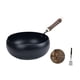 thumbnail image 1 of Iron Wok Universal Sautee Con Many Many Bottom Bot Para La Cubierta De Vidrio De Cocina En El Hogar, 1 of 5