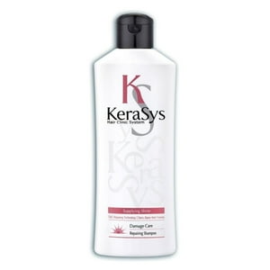 Kerasys - Shampoo Coreano Para Cabellos Dañados Y Con Puntas Abiertas, Repairing Shampoo 180Ml -