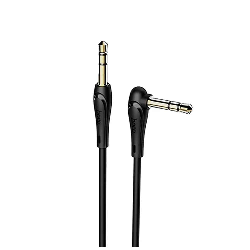 Hoco - Cable Auxiliar 3,5mm. Conectores Chapados En Oro 90 Grados