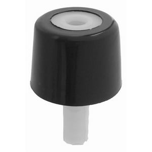 Tope De Puerta Cónico Plástico Negro 30 Un Dvp