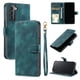 thumbnail image 2 of Funda Cartera para Samsung Galaxy S21 Tapa con Ranuras, Soporte y Correa Verde, 2 of 5