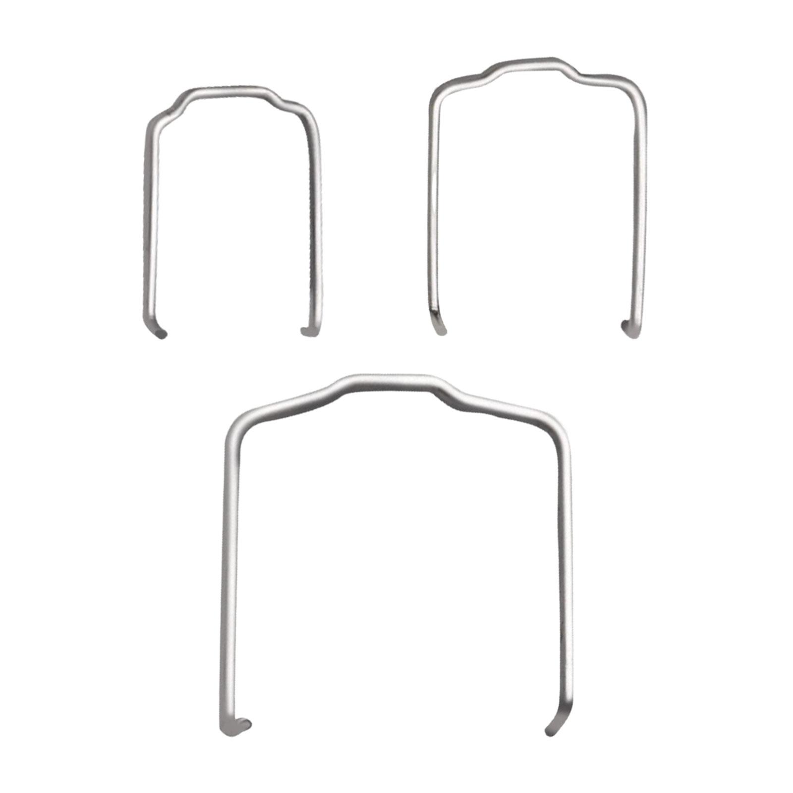 Ioensy - 3X Resortes De Retención De Manguera De Radiador De Metal 154 23 Para Bmw 325I 328I 745Li