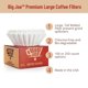 thumbnail image 3 of Filtros de café Big Joe Large, 500 unidades, para máquinas de 12 tazas, 3 of 8