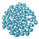 thumbnail image 2 of 50 piezas de perlas de cristal adornos bricolaje coser artesanías azul, 2 of 5