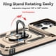 thumbnail image 2 of Funda Resistente Anillo Soporte Motorola Moto G Stylus 2025 Privacidad Cámara Montaje Magnético Oro, 2 of 6