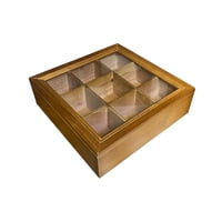 Magideal - Gabinete De Madera, Cajas De Té, Vitrina De Modelo De Automóvil, Exhibición De Figuras De Acción, Estante, Caja De Exhibición De Escritorio Para Encim Estilo A