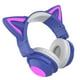 thumbnail image 1 of Cat Ear Wireless Bluetooth Headset Auriculares Auriculares Auriculares Nuevo Púrpura, 1 of 3