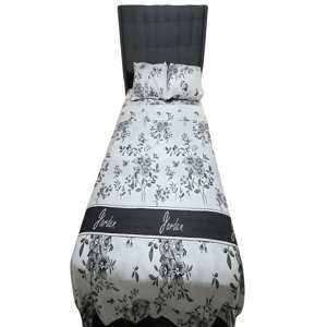 Genérico - Juego De Sabanas 100% Algodon 2 Plazas Blanco C9