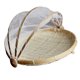 thumbnail image 3 of Carpa De Bambú Cesta Sirviendo Comida Picnic Al Aire Libre Pop Up Mesh Net Cover S Redondo, 3 of 5
