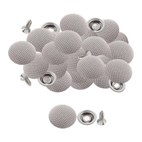 Ioensy - 50 Botones De Reparación De Techo De Coche, Fácil Instalación, Hebilla Fija Para Camiones, Suv, Negro