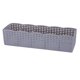 thumbnail image 3 of 5 rejillas ahuecan la cesta de almacenamiento misceláneas caja de organizador de ropa interior gris, 3 of 5