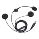 thumbnail image 3 of Casco De Motocicleta Negro Radio Auriculares Micrófono Durable Para 3207 UV5R UV5RA, 3 of 5