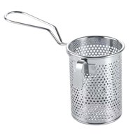 Bothyi - Colador De Fideos Y Pasta De Acero Inoxidable, Colador De Malla Para Alimentos Para Enjuagar Y Cocinar, 8X10Cm