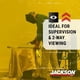 thumbnail image 2 of Cortina de Soldadura Transparente de PVC Resistente al Fuego Jackson Safety, 2 of 6
