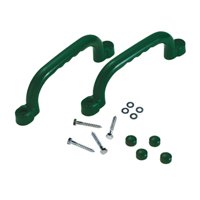 Magideal - 2 Uds Equipo De Juegos, Manijas De Escalera De Sala De Juegos, Accesorios Para Columpio De Escalada, Manija De Seguridad Multipropósito Para Columpio Verde Oscuro