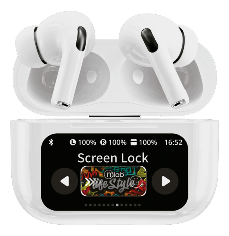 Audífonos Tws Anc Enc Air Smart Touch Screen Pro Mlab 09368
