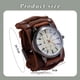 thumbnail image 4 of Accesorios Reloj de Cuero Retro Personalizado Pulsera de Cuero Ajustable para Hombre, 4 of 5