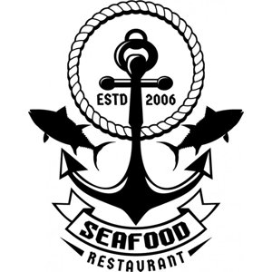 Rienda Libre Graphics - Decomural Seafood Restaurant Ships Anchor Ws-46622