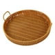 thumbnail image 2 of Canasto Para Servir Alimentos De Mesa Tejida A Mano, Bandeja De Cocina Resistente De Ratán De Imitación, 35cm, 2 of 3