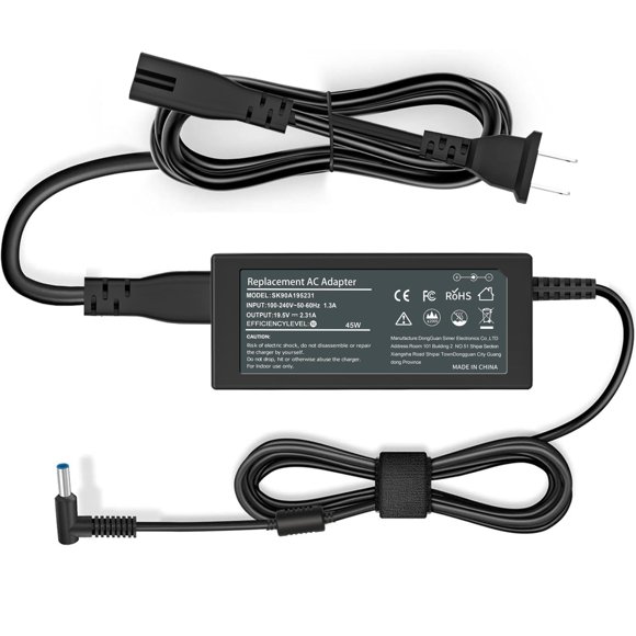 Cargador SZGUDULO de 45 W, 19,5 V y 2,31 A de repuesto para portátil HP