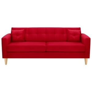 Bodevir - Sofa New Retro 3Cg Felpa 05 Rojo