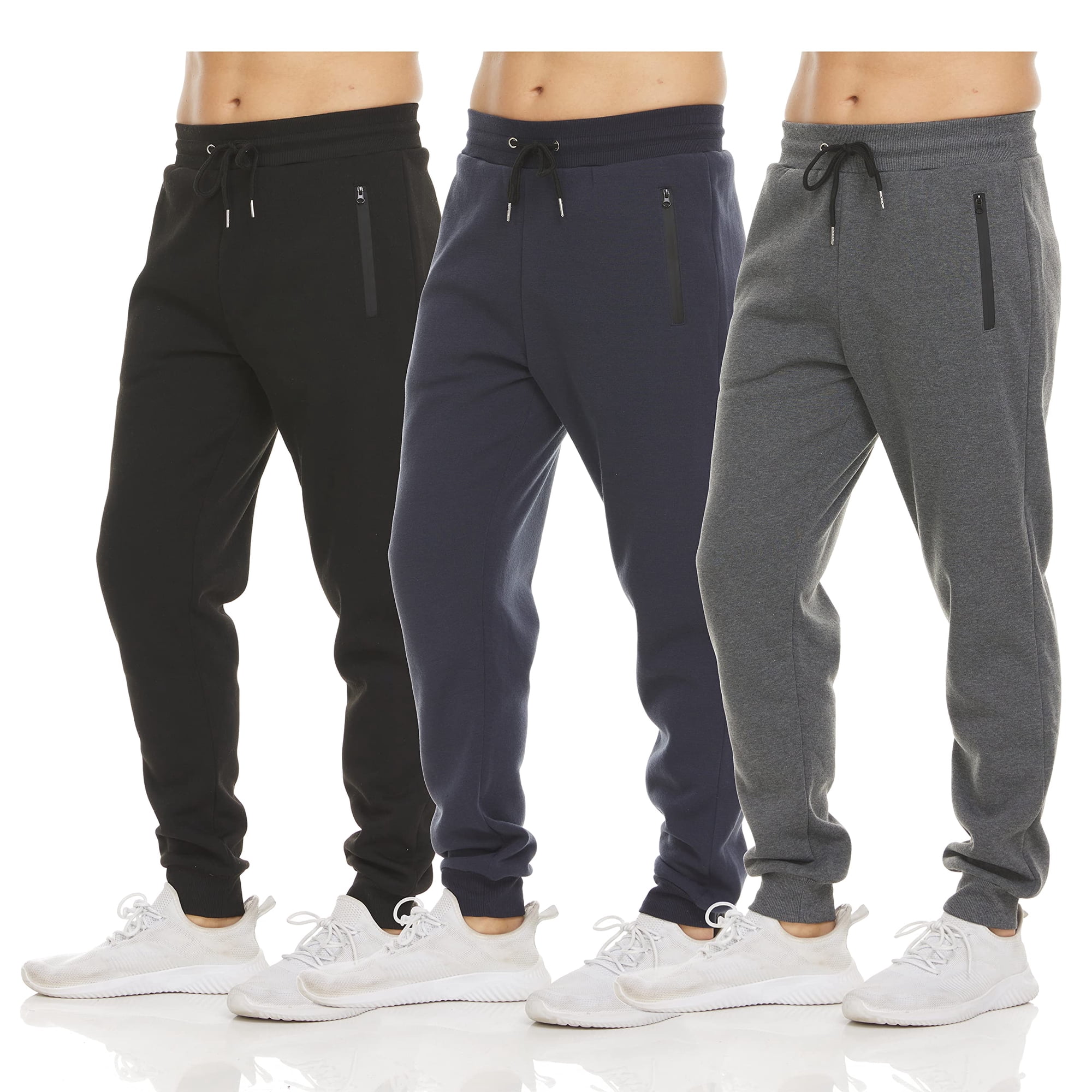 Pure Champ - Pantalones Deportivos De Forro Polar Para Hombre Entrenamiento Activo Talla S 3xl