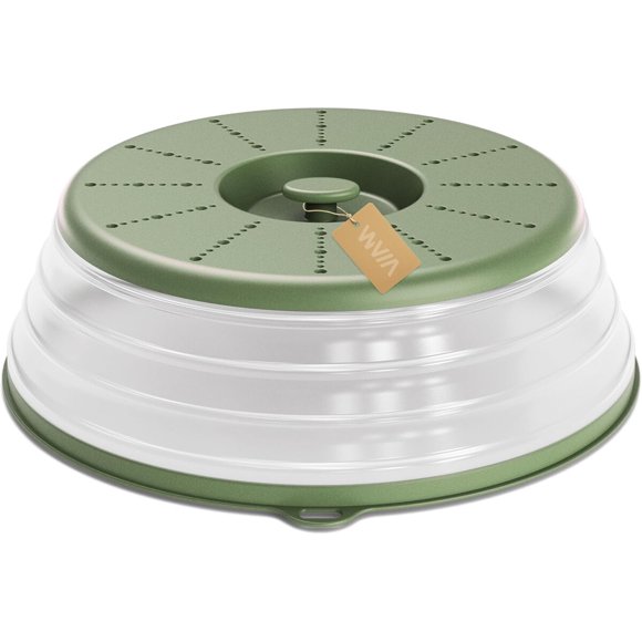 WVM Microwave Splatter Cover Vented for Food with Hook Hole