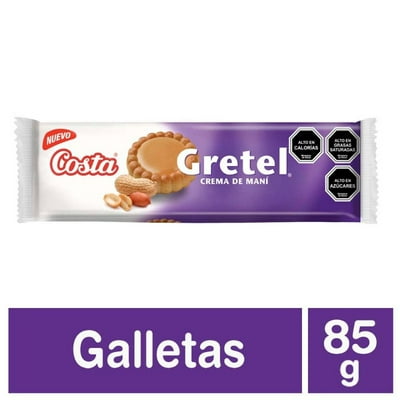 Galleta Gretel Crema De Maní 85 G Costa